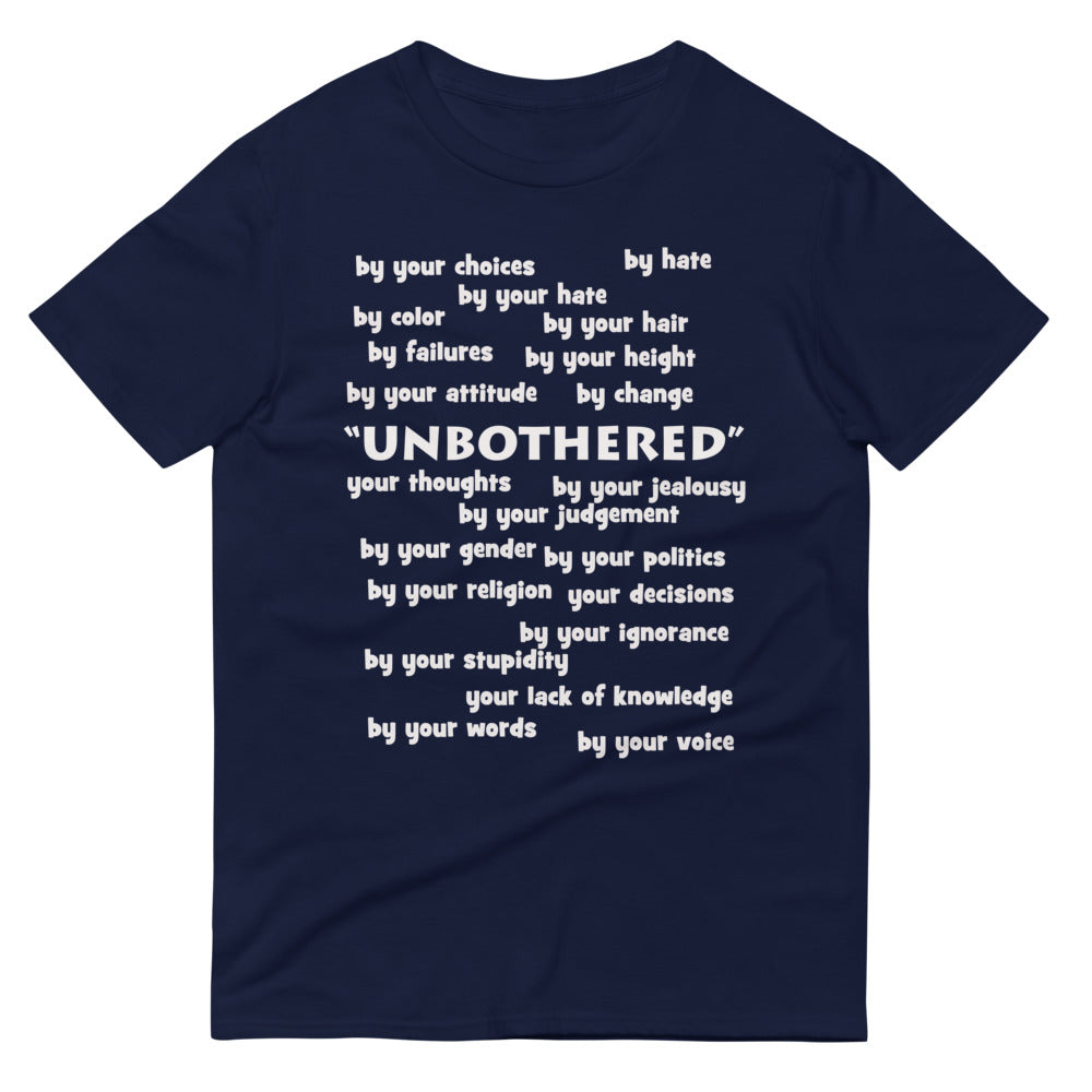 "UNBOTHERED" UNI-SEX-  I Just Want To Breathe   Liberty Dallas Collection
