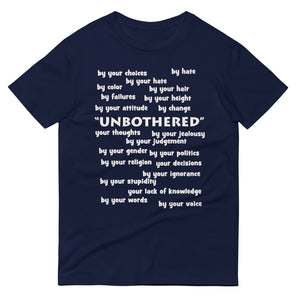 "UNBOTHERED" UNI-SEX-  I Just Want To Breathe   Liberty Dallas Collection