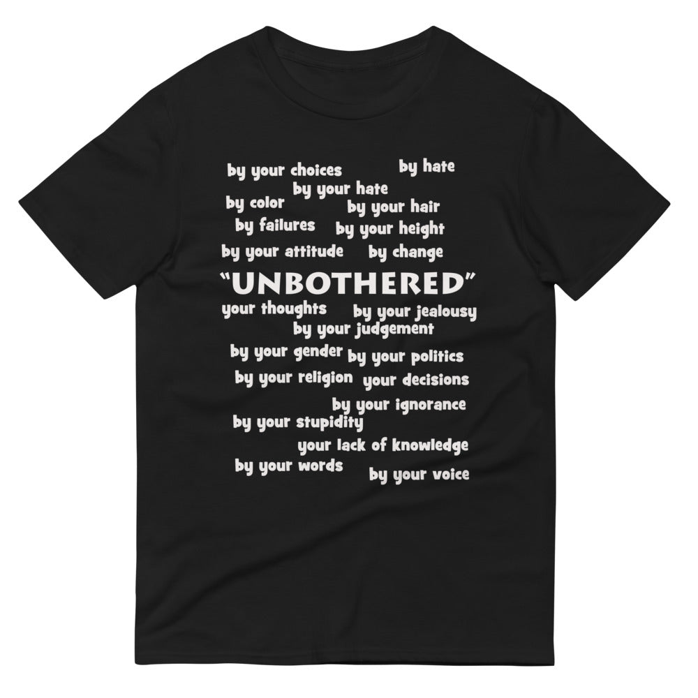 "UNBOTHERED" UNI-SEX-  I Just Want To Breathe   Liberty Dallas Collection
