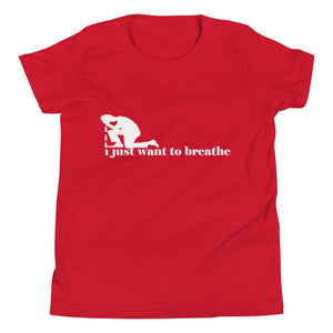 I Just Want To Breathe Youth Short Sleeve Tee Liberty Dallas Collection