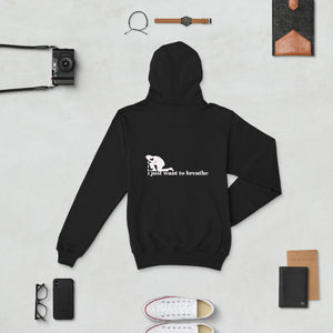 I Just Want To Breathe Hoodie w/White Tears  Liberty Dallas Collection