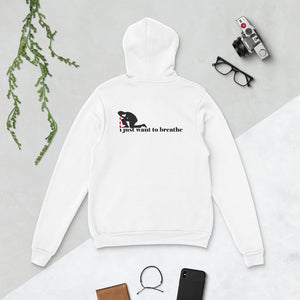 I Just Want To Breathe Hoodie W/Red Tears  Liberty Dallas Collection