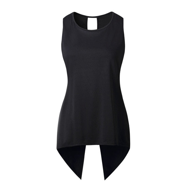 Cross Irregular  Sleeveless Top