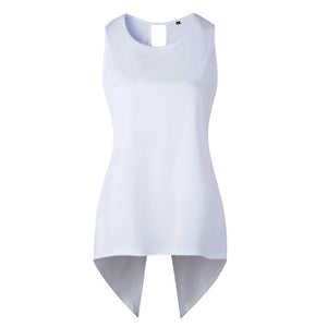 Cross Irregular  Sleeveless Top