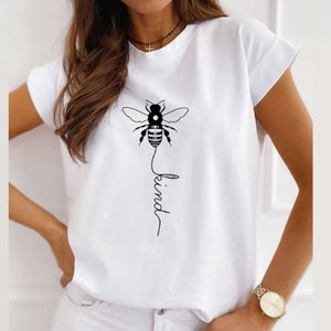 Elegant Red Lips Printed Shirts Blouse Women O Neck Short Sleeve Basic Tops Summer Casual Female Pullover Shirt Blusa Streetwear