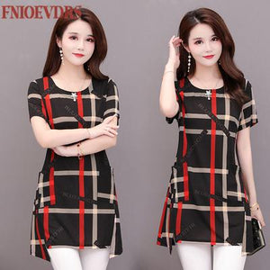 Fashion Plaid Lace Up Tunic Blouse Plus Size Casual Winter Ladies Bottom Tops Female Women Long Sleeve Shirt Blusas Pullover