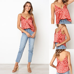 Sexy Leopard Tank Women Ladies Leopard Printed New Blouse Vest Tank Sleeveless Fashion Style Top